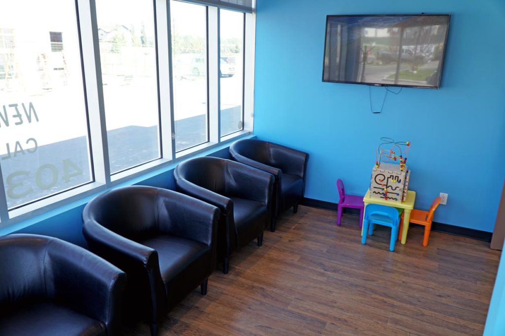 8th Street Dental Airdrie Waiting Area