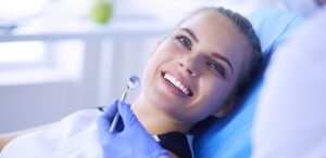 Girl in Dental Clinic for Dental Hygiene Checkup - Airdrie 8thstreet Dental